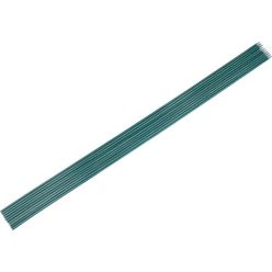   futtató karó üvegszálas, 10 db, zöld, 120cm × 7,9mm, kör keresztmetszetű