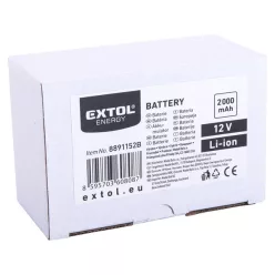 tartalék akku, 12V, Li-ion, 2000mAh, a 8891152 géphez