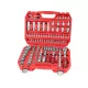 dugókulcs klt., CV., racsnis 45fog ; 1/4" és 1/2", 110db, 4-32mm, 32db bit(lapos, kereszt,imbusz,torx), gyertyakulcs