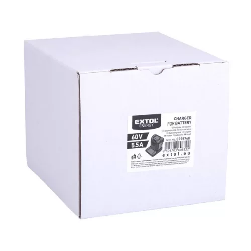 akkutöltő a 8795731 (4Ah) és 8795732 (8Ah) tartalék akkuhoz, 60V 5,5A