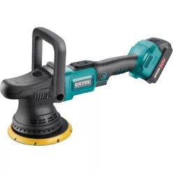   akkus excenteres polírozógép, Share20V, 20V, Li-ion, szénkefe nélküli motor, 1db akku, 1db töltő, 2000 mAh, 150 mm