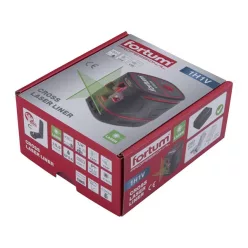   automatikus lézeres vízszintező, ZÖLD, 1H1V, Li-ion akku 3,7V 1400mAh, pontosság: 0,3mm/1m, 1/4" menet