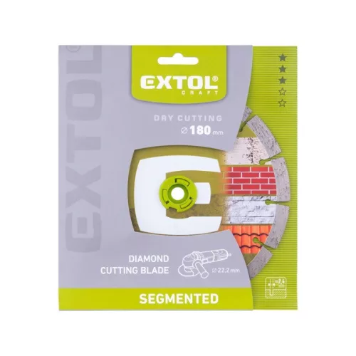 gyémántvágó szegmenses; 180×22,2×2,4mm, max.8.600 f/min