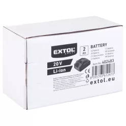tartalék akku Extol Craft Li-ion 20 V, 2000 mA