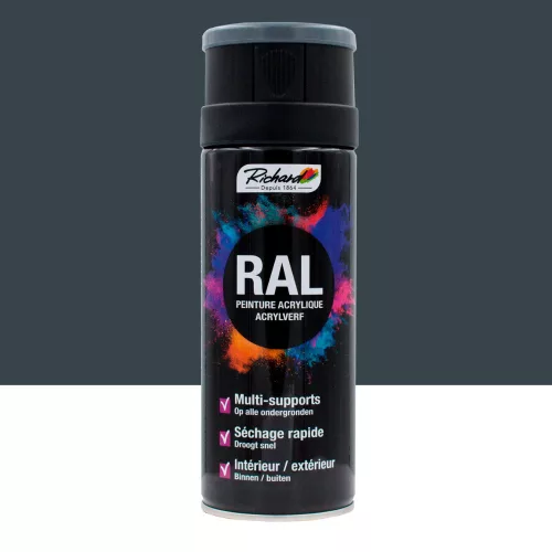 RICHARD Oldószeres AKRIL FESTÉK SPRAY RAL7015 Palaszürke