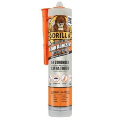   Gorilla GRAB CRYSTAL CLEAR Kristálytiszta Építési ragasztó - extra erős 270ml