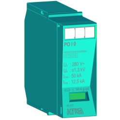   KIWA túlfeszültség levezető PO I 0 280V túlfeszültség levezető betét T1+T2 (B+C) cikkszám:  81.017