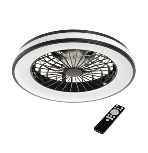 LED Mennyezeti lámpa + ventilátor távirányítóval 48W 6800Lm