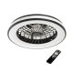 LED Mennyezeti lámpa + ventilátor távirányítóval 48W 6800Lm
