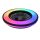 LED Mennyezeti lámpa + ventilátor távirányítóval RGB 48W 