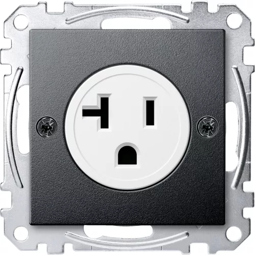 MERTEN Amerikai 2P+F csatlakozóaljzat, 20A, 125 V, System-M, antracit