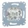 MERTEN Váltóérintkezős nyomó, nulla csatlakozóval, csavaros, 10A
