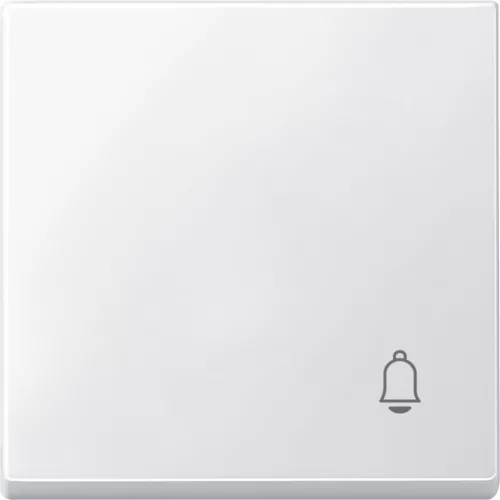MERTEN Billentyű, csengőjellel, System-M, mattfehér