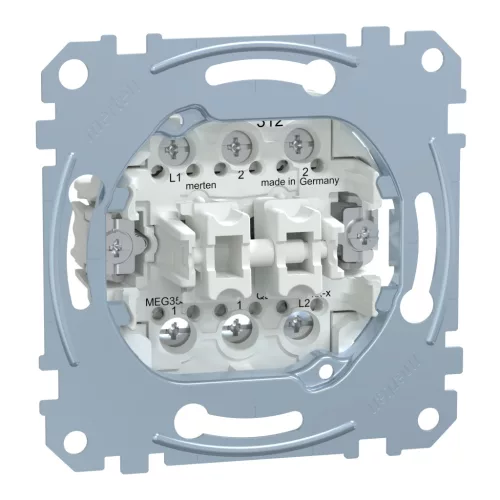 MERTEN Kettős váltókapcsoló, csavaros, 16AX