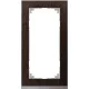 MERTEN M-Pure kettes keret, egyterű, wenge/alumínium (fa)