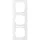 MERTEN M-Pure feliratozható hármas keret, függőleges, polárfehér