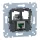 MERTEN 1xRJ45, Cat6A, STP aljzat