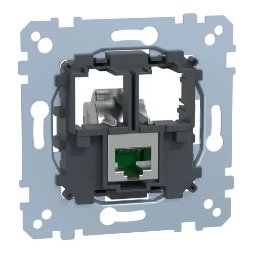 MERTEN 1xRJ45, Cat6A, STP aljzat