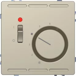   MERTEN Szobatermosztát, kapcsolóval, 24 V, System-D, szahara
