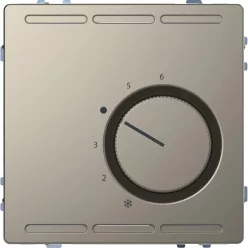   MERTEN Szobatermosztát, váltóérintkezős, 250 V, 10A, System-D, nikkel