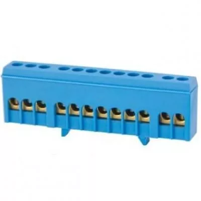 GYŰJTŐSÍN 12x16mm2 SZIGETELT KÉK