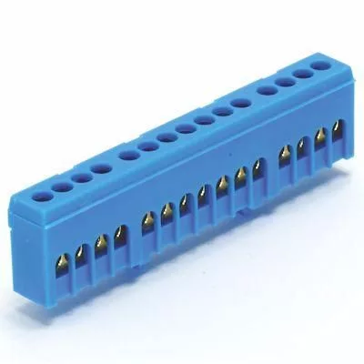 GYŰJTŐSÍN 15x16mm2 SZIGETELT KÉK