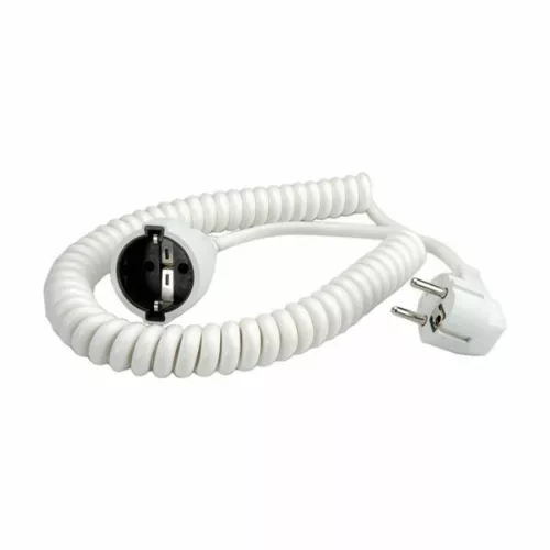 SPIRÁLKÁBELES HOSSZ. 3x1,5mm2 0,5-2m