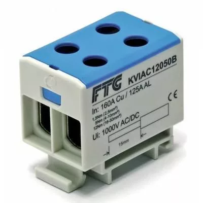 FŐVEZETÉK BEK.SORK.2x 1,5-50mm2 kék