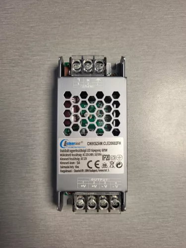 LED TÁPEGYSÉG 60W IP20 FÉMHÁZAS