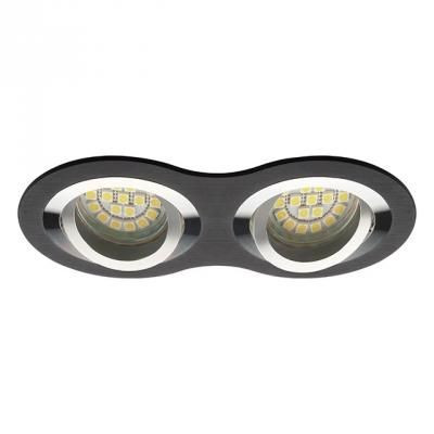 SPOT BEÉP. 12V 2X50W MR16 FEKETE@