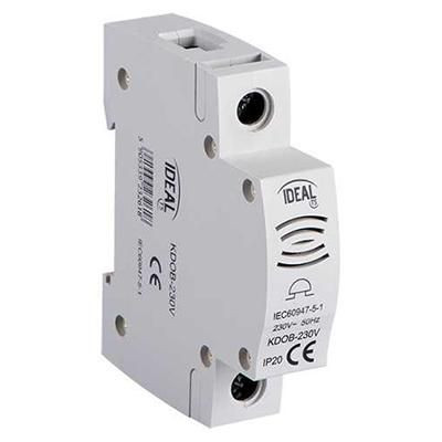 CSENGŐ 1P SÍNRE PATT. KDOB-230V TIP.