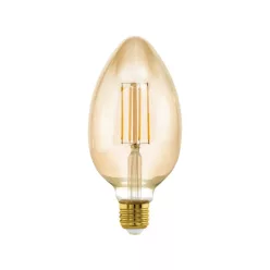 LED FÉNYF E27 B80 4,5W 2200K AMBER@