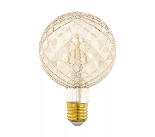 LED FF E27 G95 2,5W 2200K AMBER SZA@