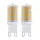 LED G9 3W 3000K 320LM 2db/szett@