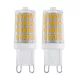 LED G9 3W 3000K 320LM 2db/szett@
