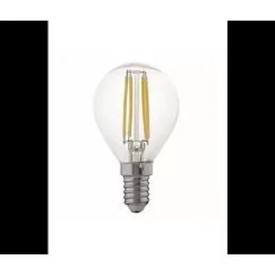 LED E14  4W LED P45 FILAMENT CLEAR@