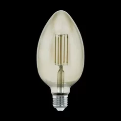 LED E27-B80 1x4W smoky 3000K 360m@
