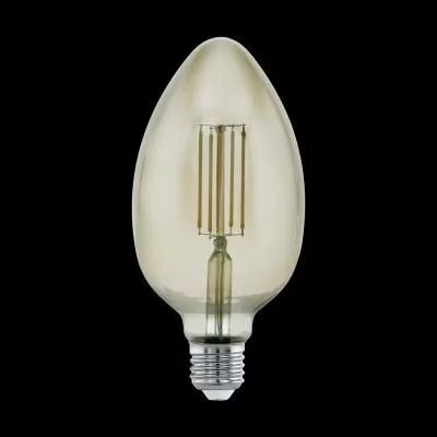 LED E27-B80 1x4W smoky 3000K 360m@