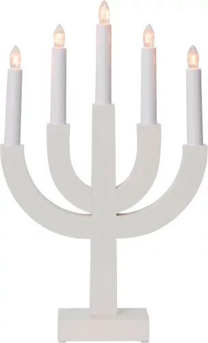 ASZT.GYERTYT.E10 5X3W 250X400MMFEHÉ@