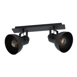 FALI/MENNY.E27 2X40W FEKETE BARNSTA