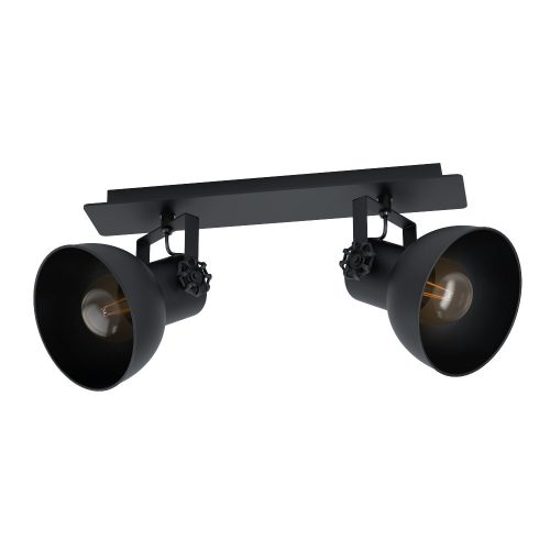 FALI/MENNY.E27 2X40W FEKETE BARNSTA