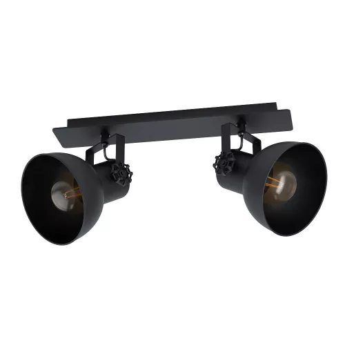 FALI/MENNY.E27 2X40W FEKETE BARNSTA