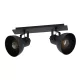 FALI/MENNY.E27 2X40W FEKETE BARNSTA