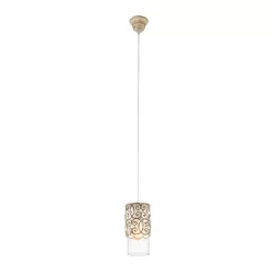 VINTAGE Függeszték E27 60W barn/feh@