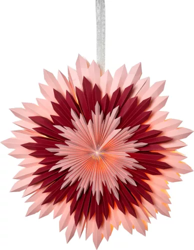 PAPÍR HÓGOLYÓ FÜGG.ELEM.O50CM PINK @