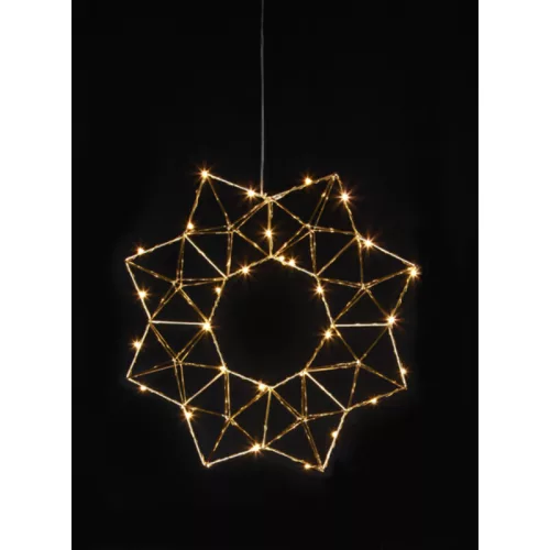 KOSZORÚ FÜGG. RÉZ 30LED O40 220V@