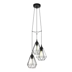 TARBES Függeszték E27 3x60W 31cm@