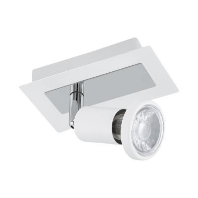 LED-es fali GU10 1x5W fehér/króm@