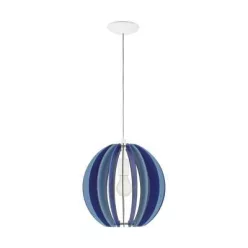 Függeszték E27 1x60W kék Fabella
