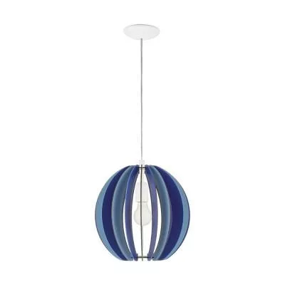 Függeszték E27 1x60W kék Fabella